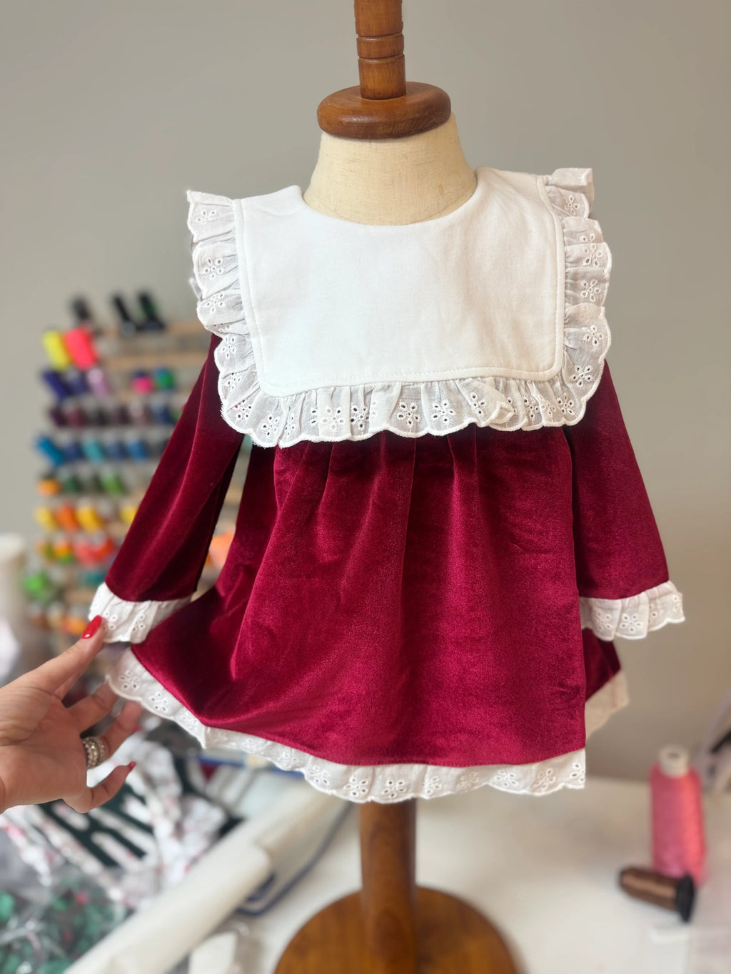 Christmas Preorder | Girls Velvet Dress