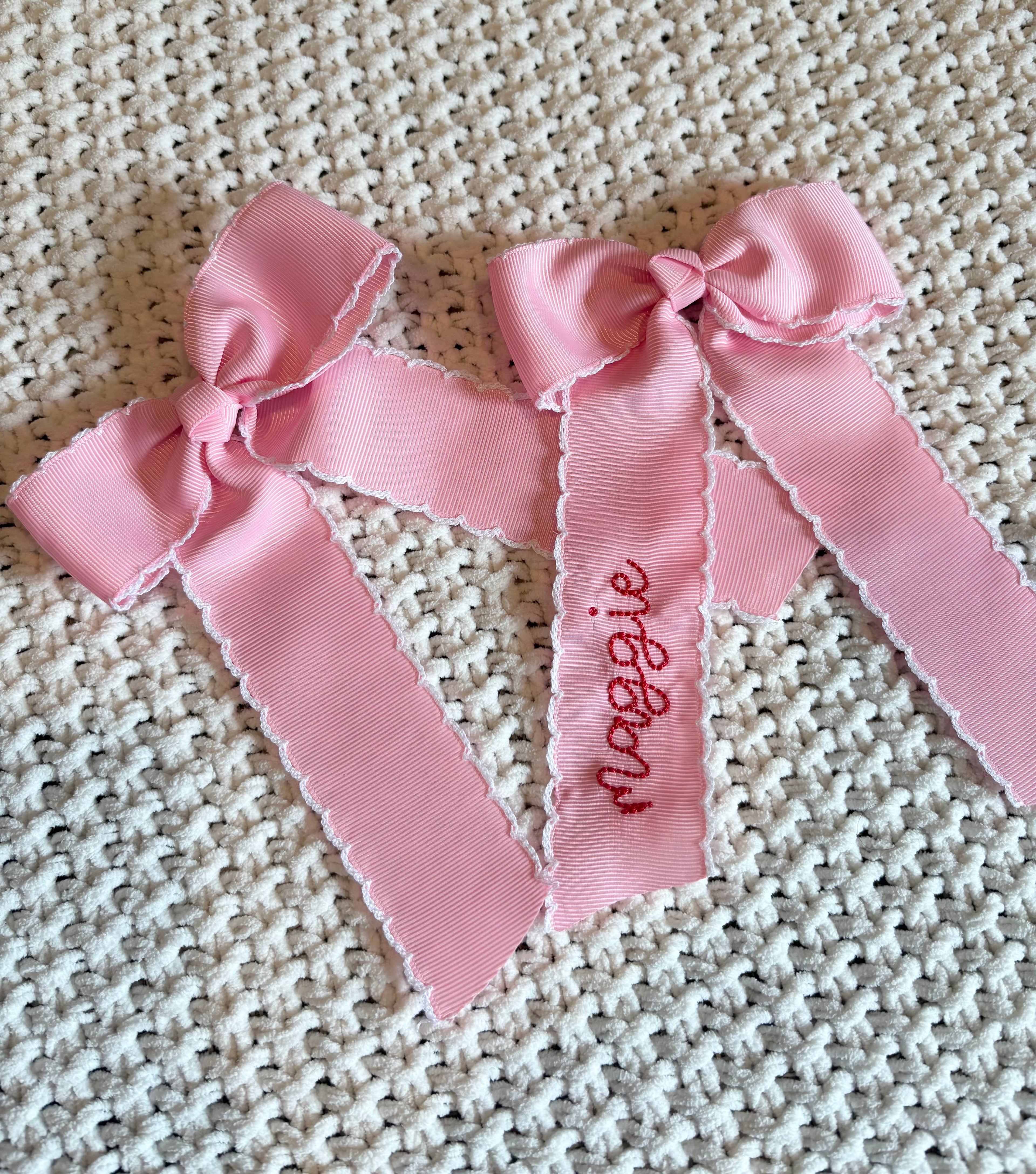 Moon Stich Hair Bows