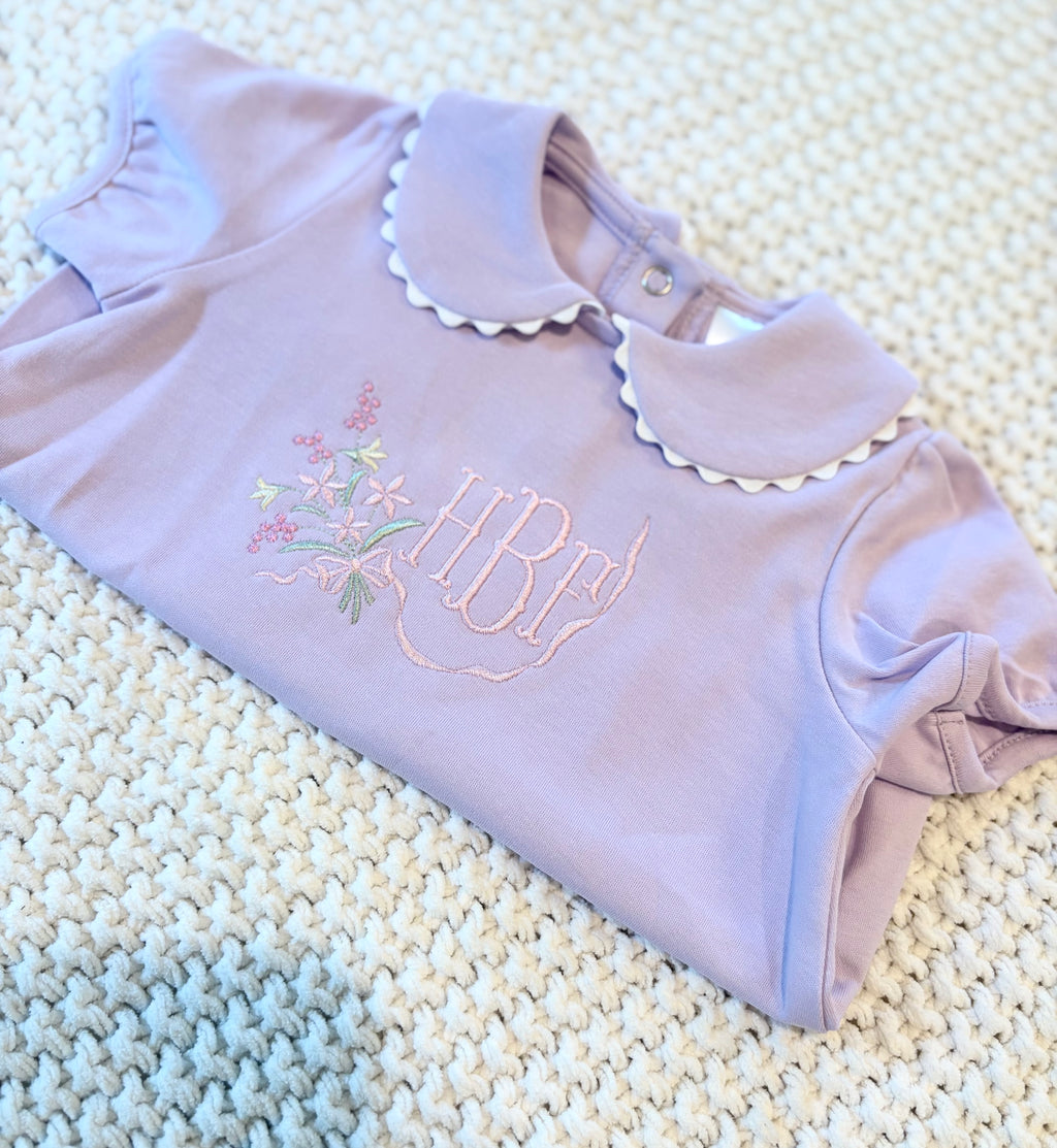 Girls : Scallop Collared SS Bubble