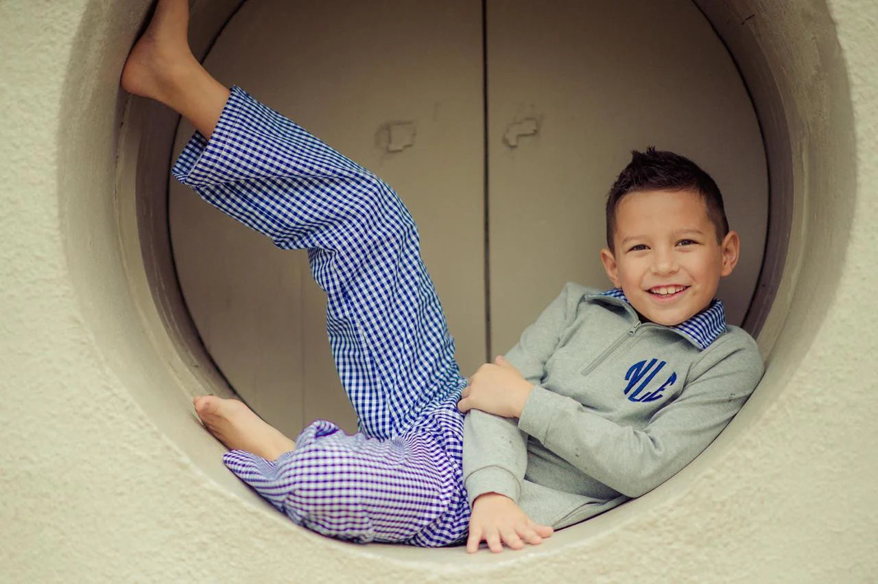 Boys Gingham Pants
