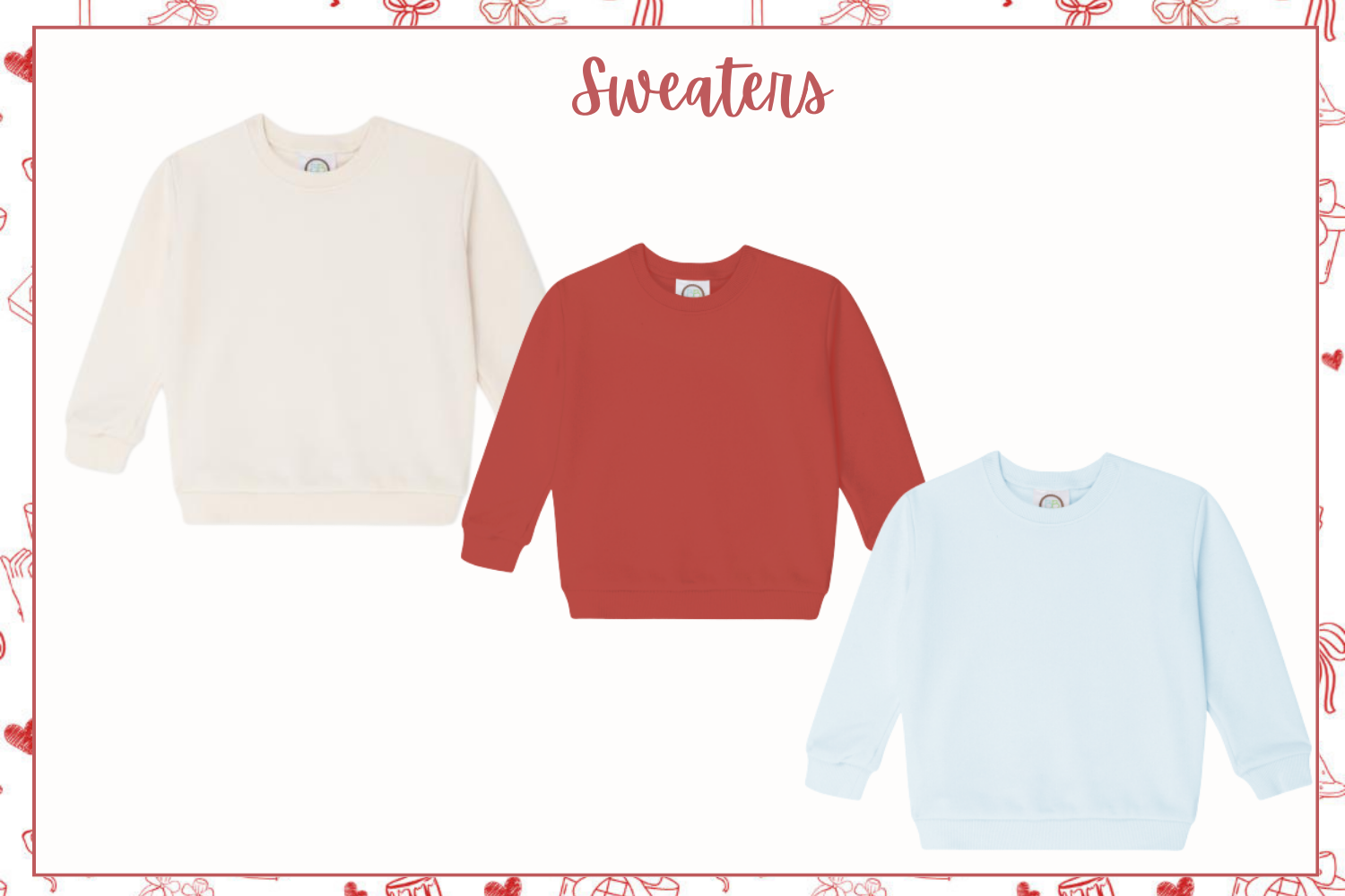 Boys: Valentines Day Sweaters, Sweater Bubbles, T-Shirts