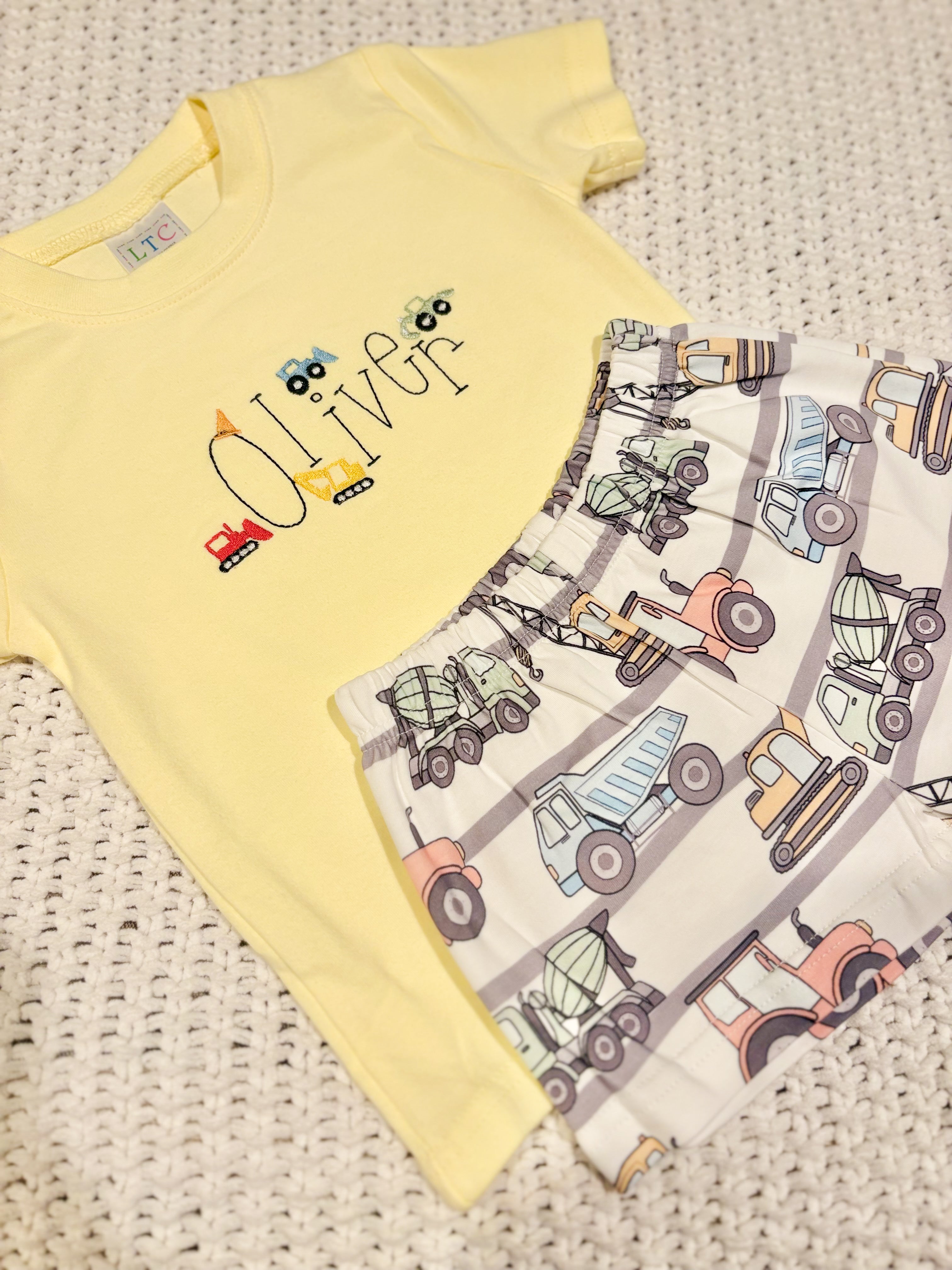 Boys: Construction Crew Short Set