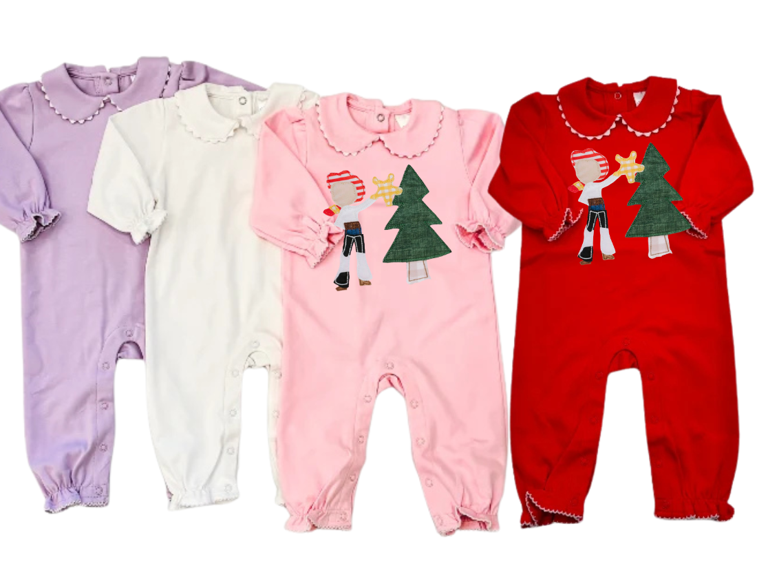 Cowboy & Cowgirl Christmas: Girls Long Sleeve Jumper