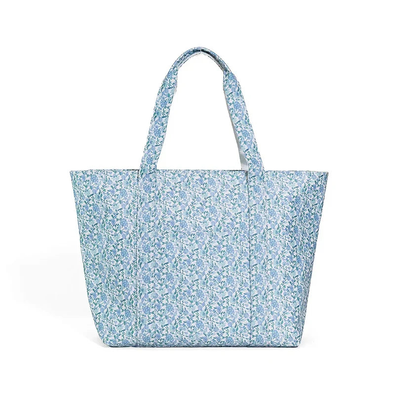 Everyday Nylon Tote with Front Pocket