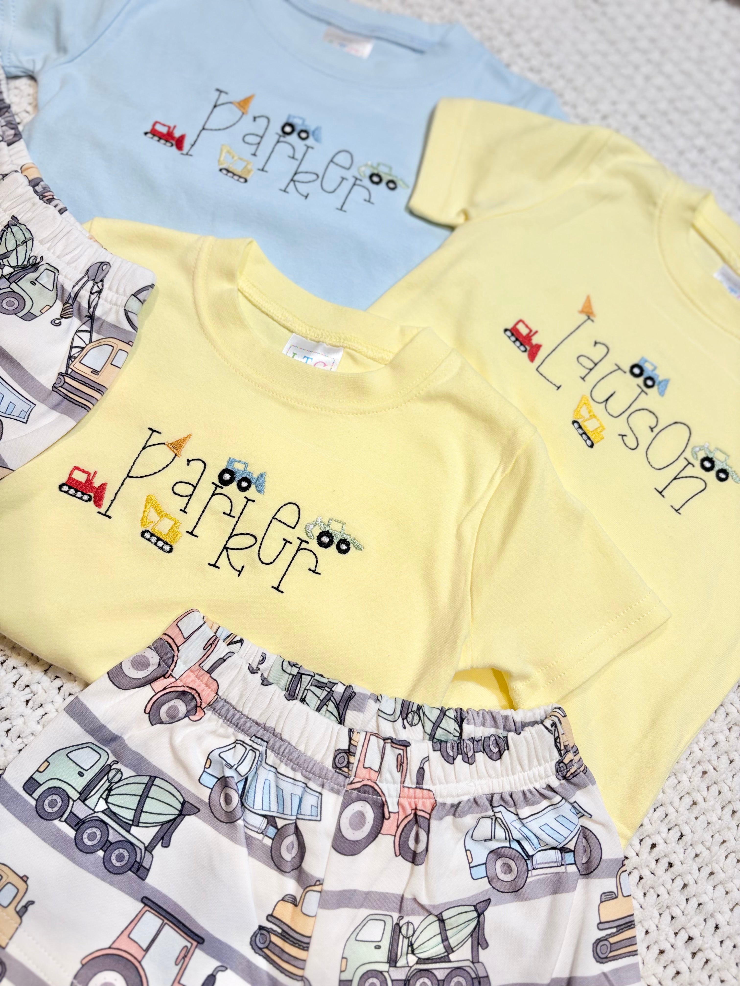 Boys: Construction Crew Short Set