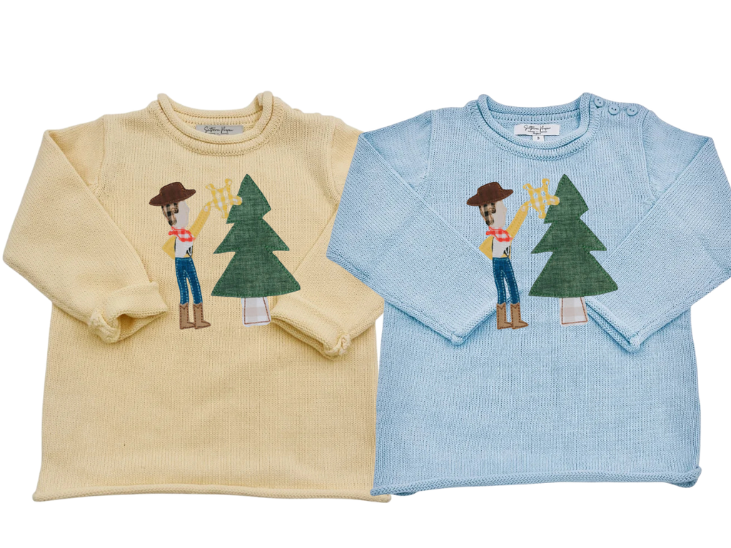 Cowboy & Cowgirl Christmas: Unisex Rollnecks