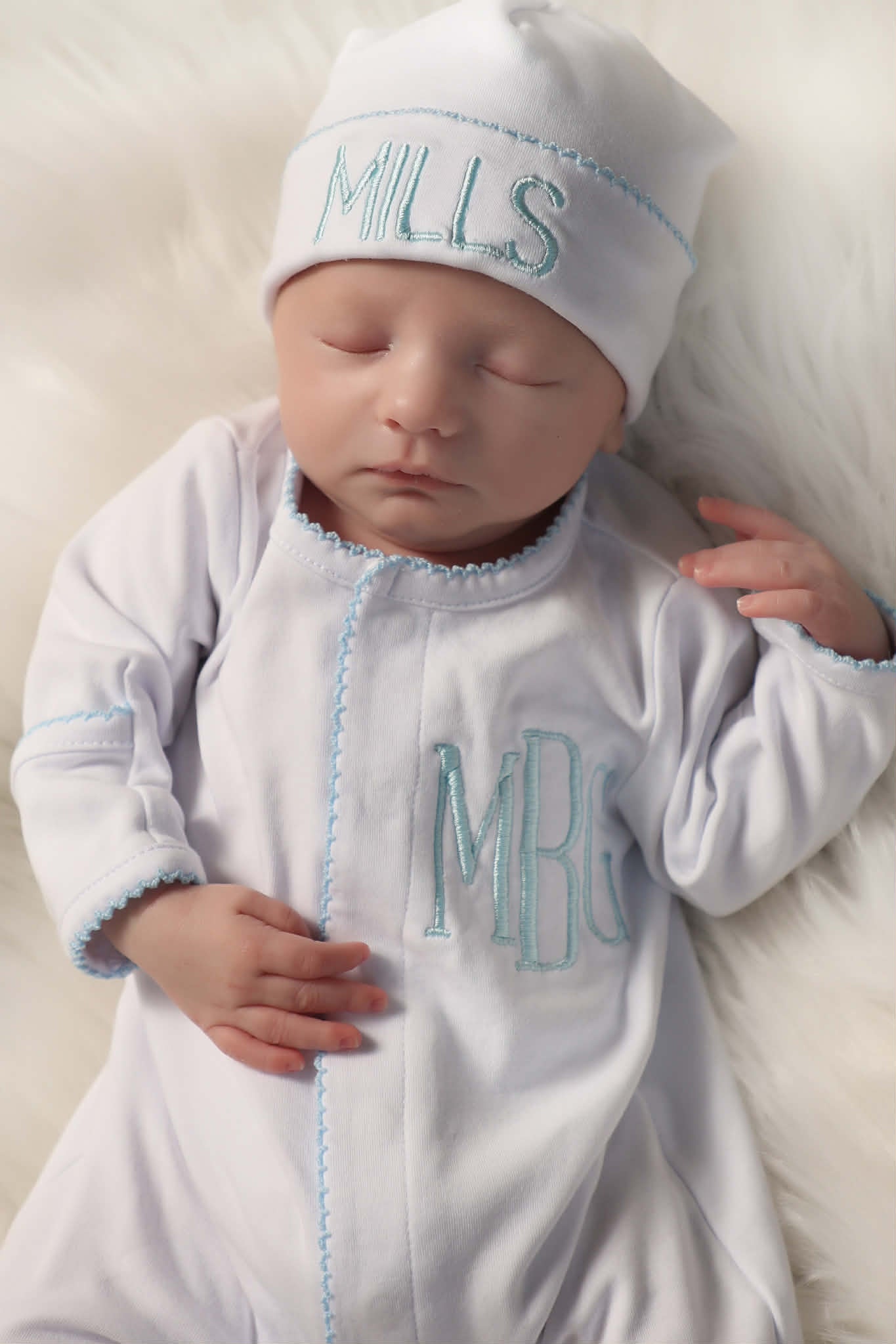 Picot Trim Footies | Southern Proper Brand