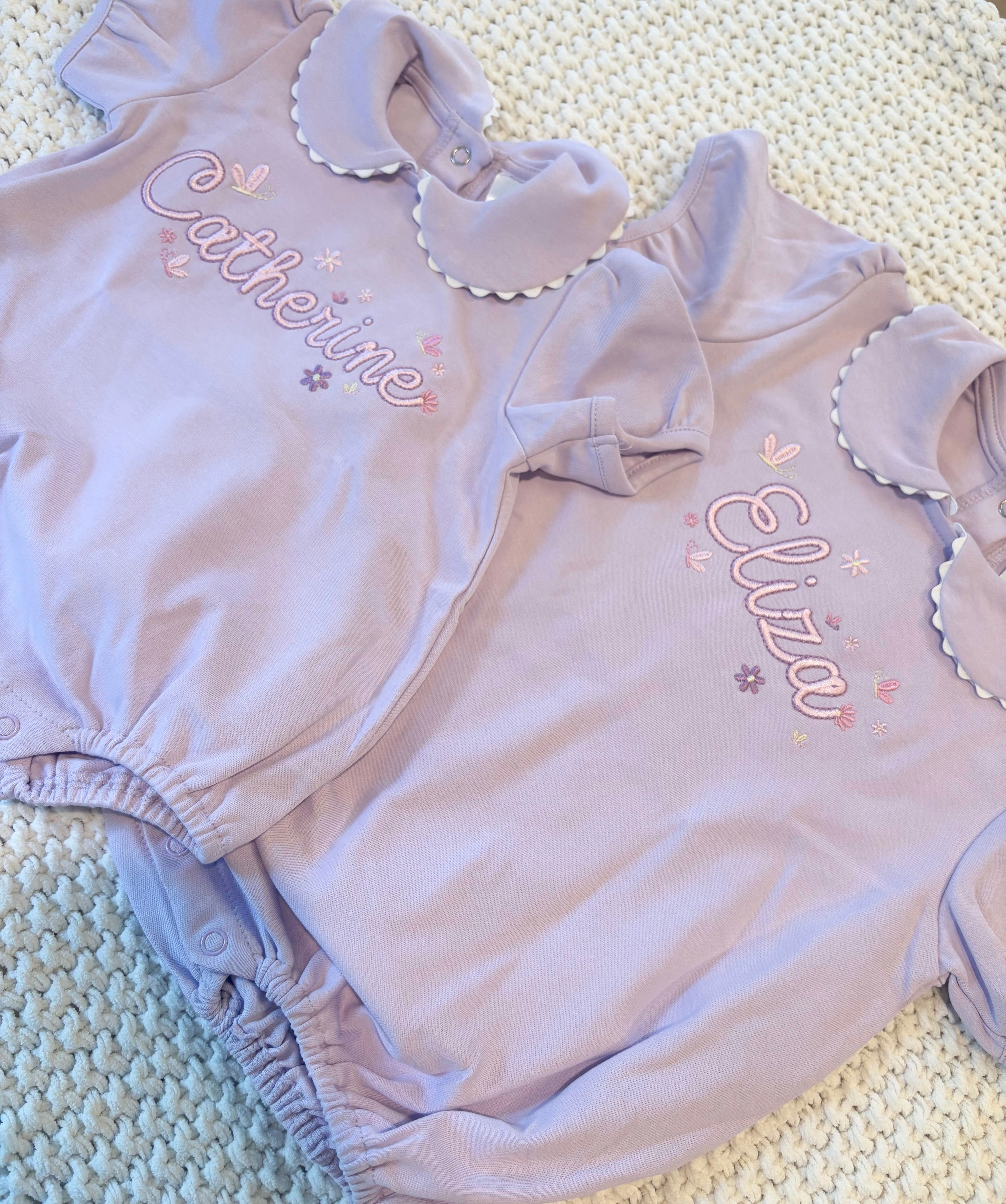 Girls : Scallop Collared SS Bubble