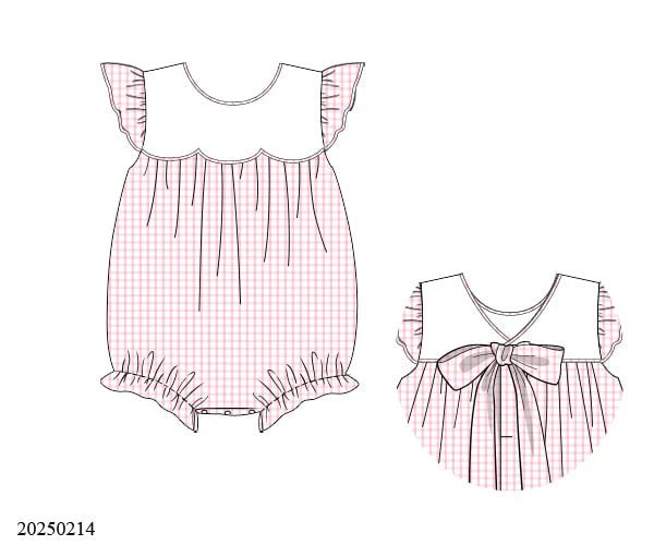 Girls Summer: Scout Scallop Dress and Bubble