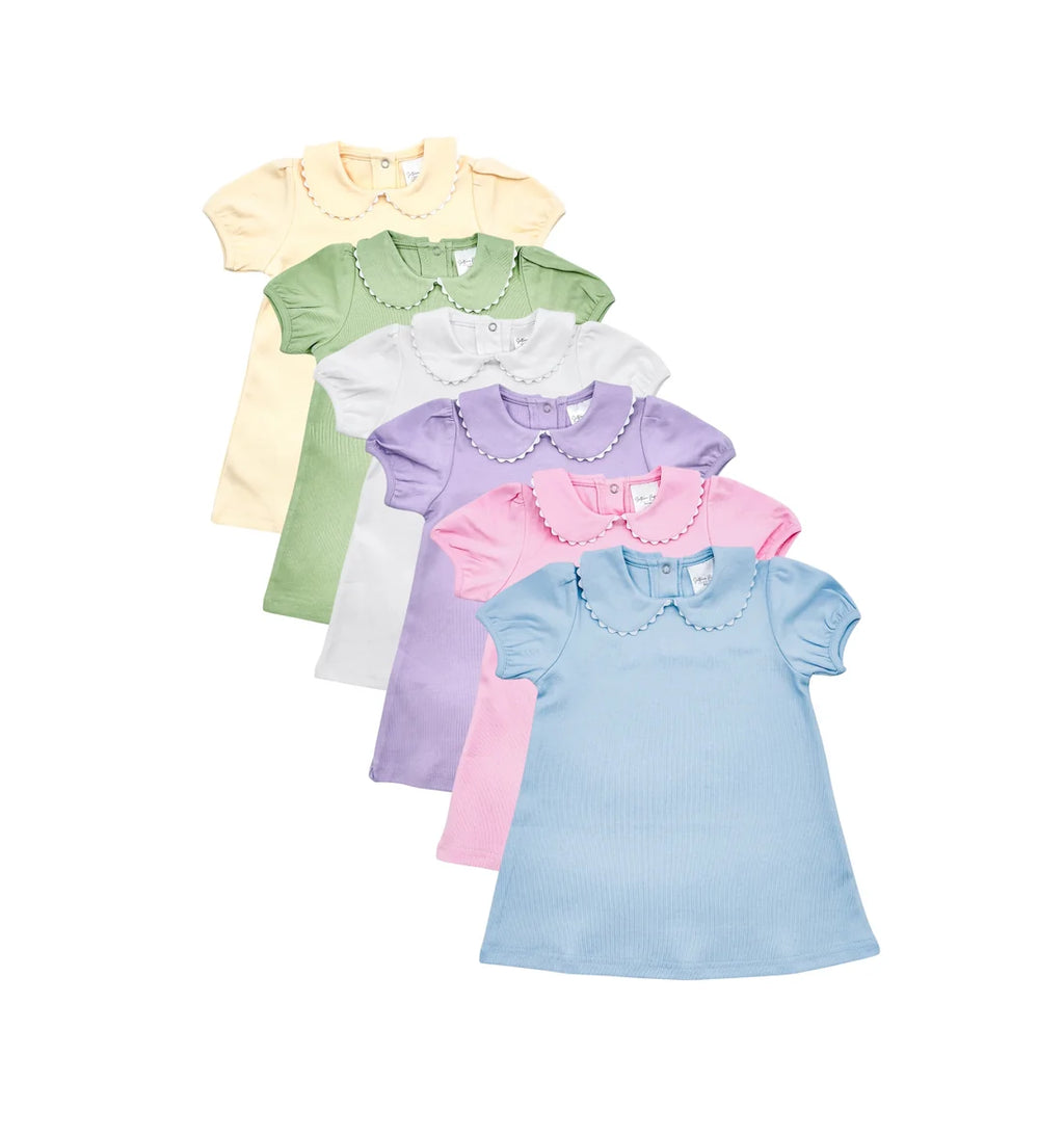 Girls | Scalloped Collared Dress