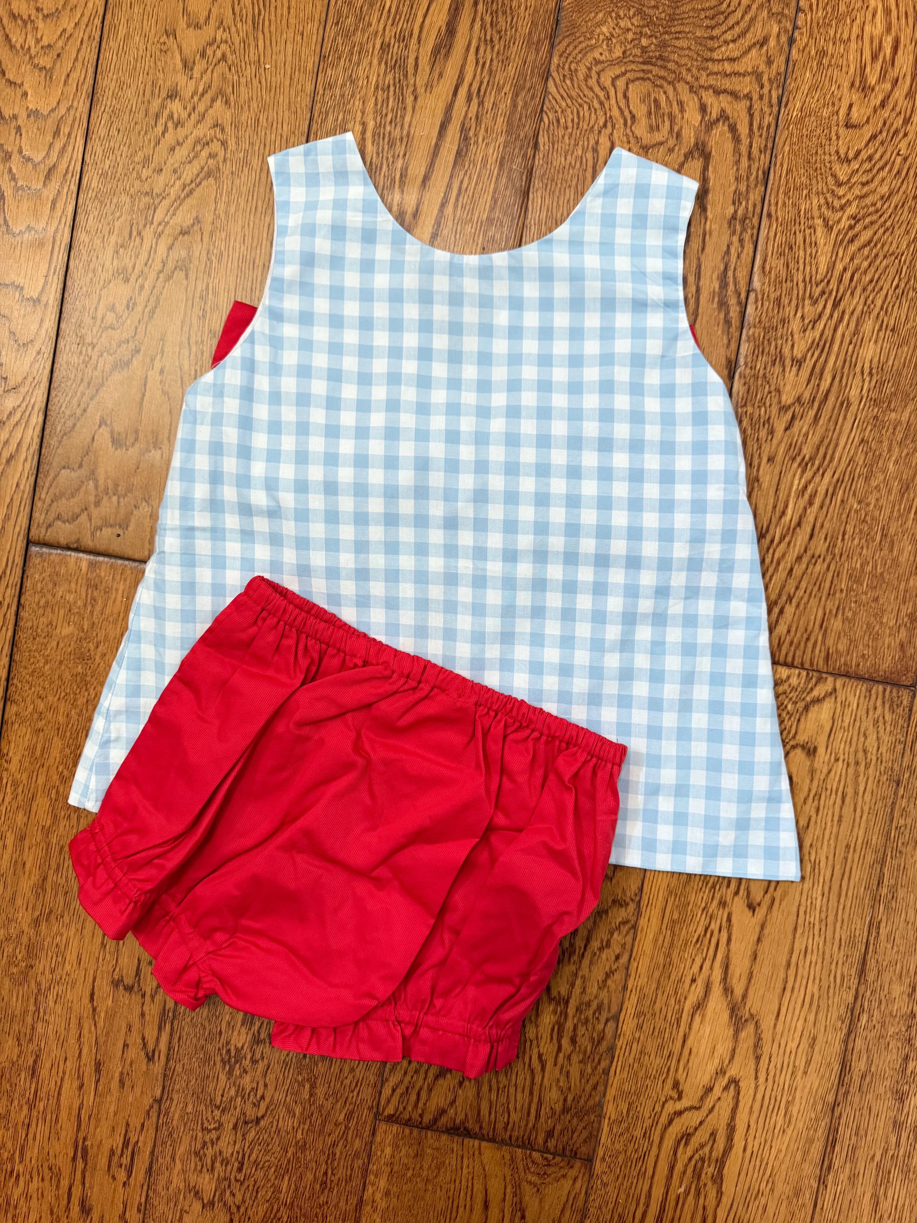 Girls Summer: Betsy Bow Back Diaper Sets