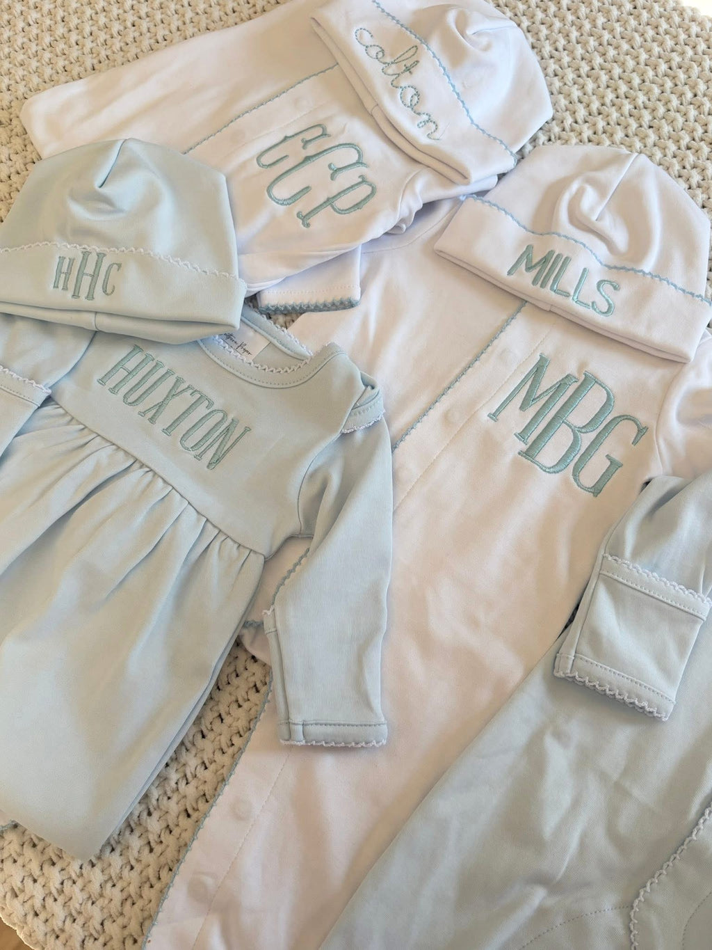 Picot Trim Footies | Southern Proper Brand
