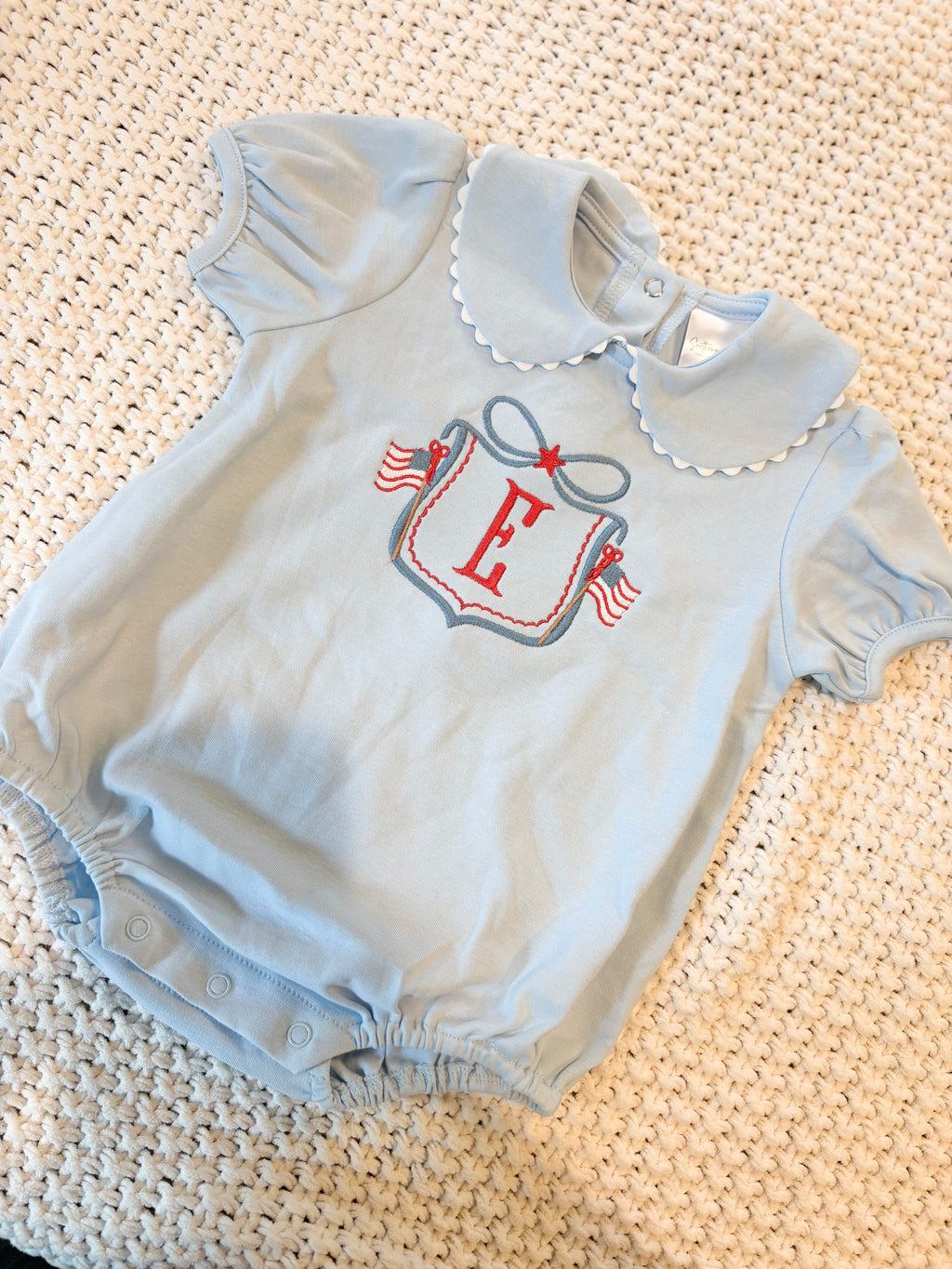 Girls : Scallop Collared SS Bubble
