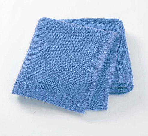 Straight Edge Knit Baby Blanket