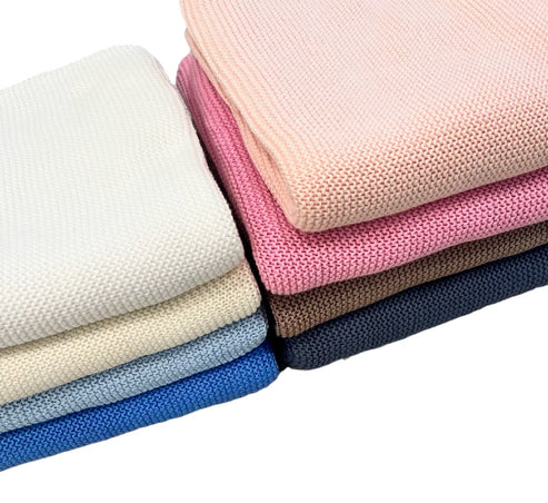 Straight Edge Knit Baby Blanket