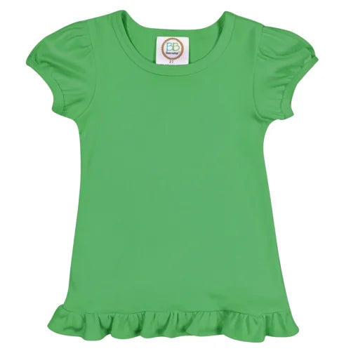 Cowboy & Cowgirl Christmas: Girls Short Sleeve T-Shirts (Ruffle)
