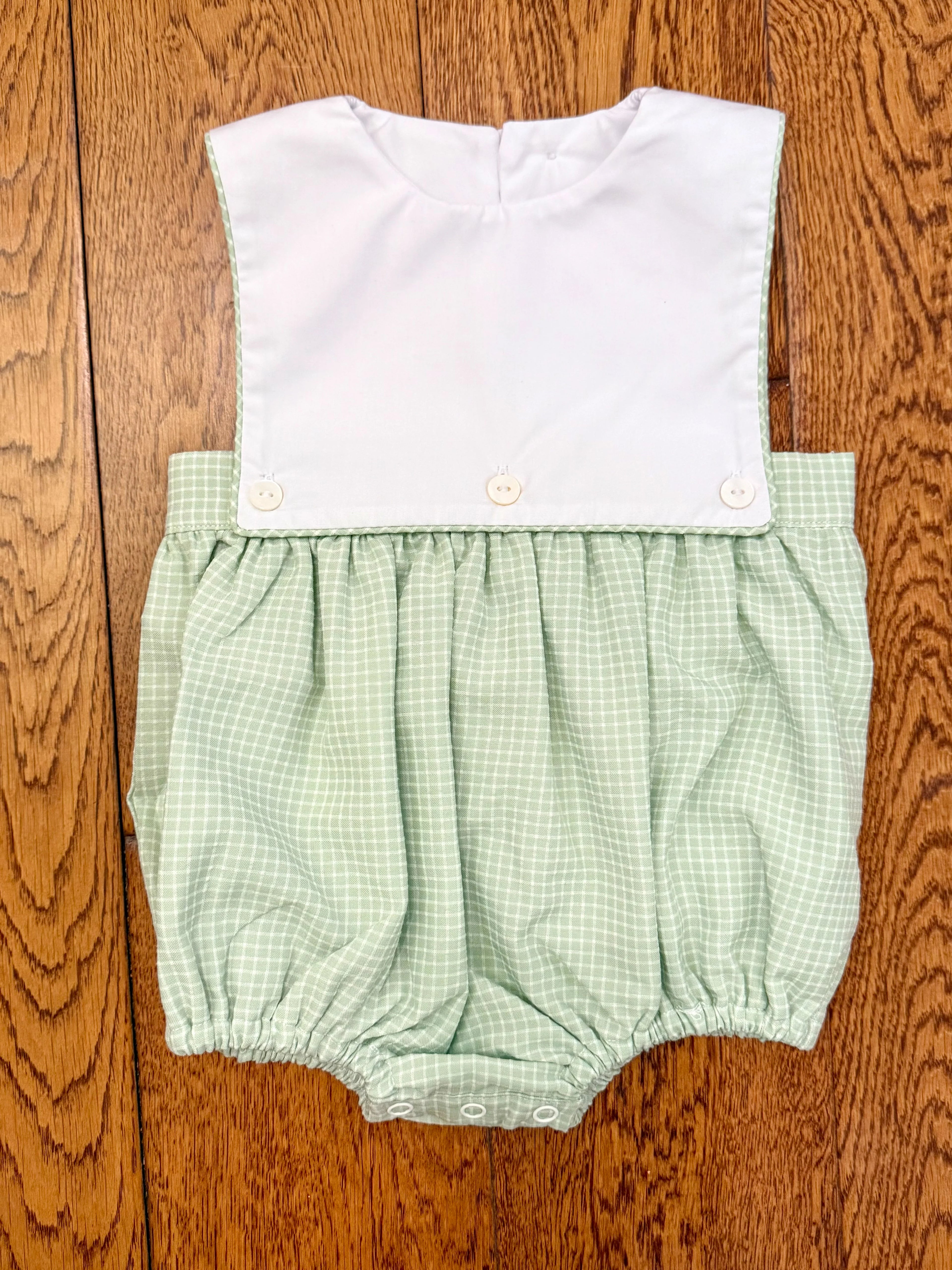 Boys Summer: Baylor Blue Check Bubble