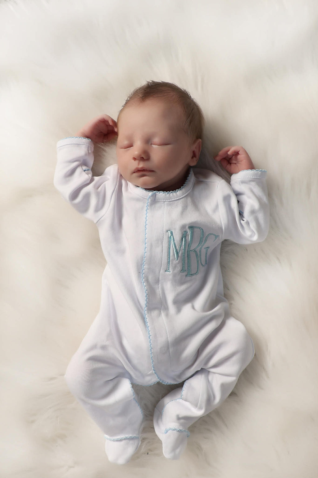 Picot Trim Footies | Southern Proper Brand