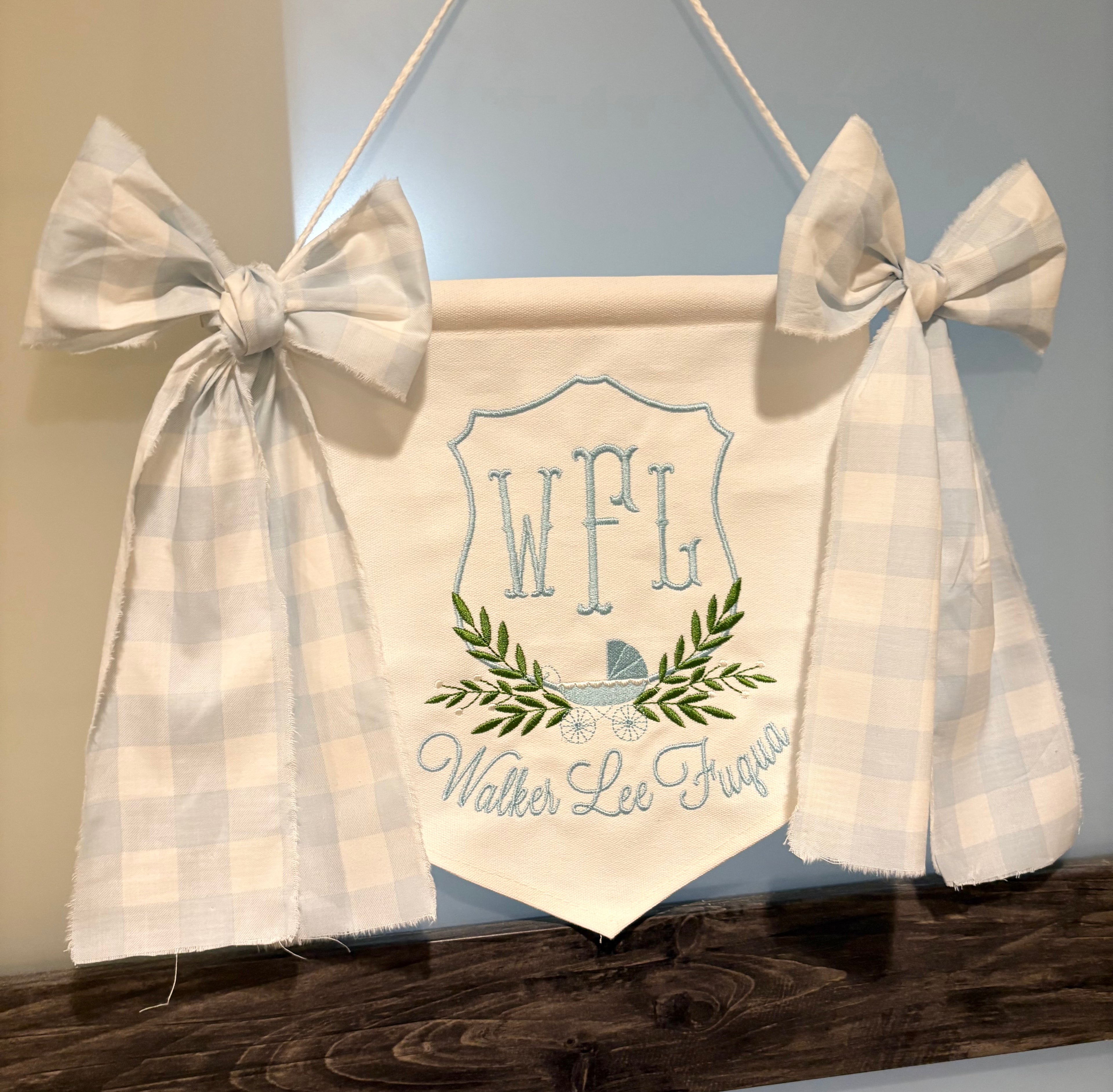 Carriage Baby Banner