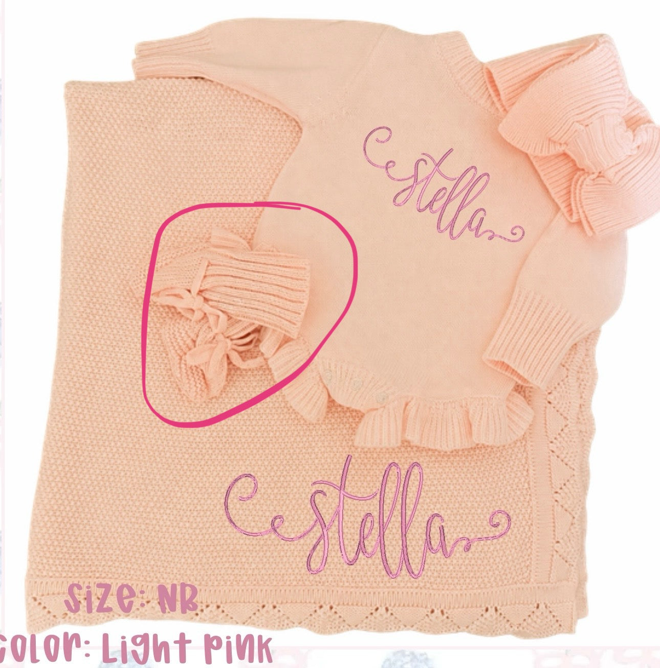 Stella Pink Booties
