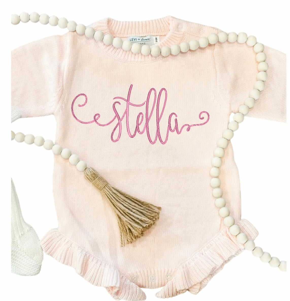 Baby Stella Knit Romper NB