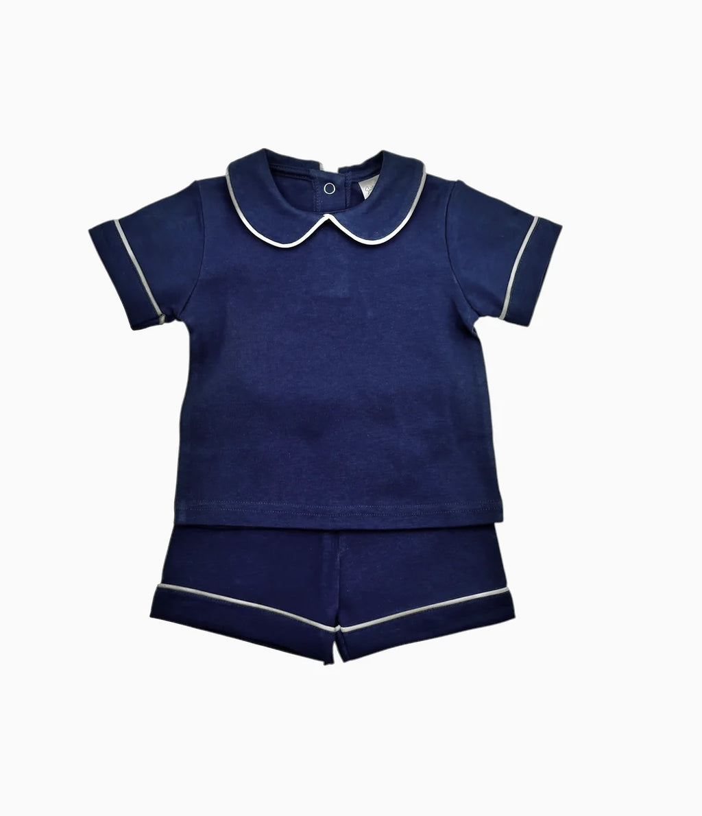 Boys | Piping Collared Short Set